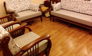 Özel İmalat Tamamı Ahşap Oturma Grupları